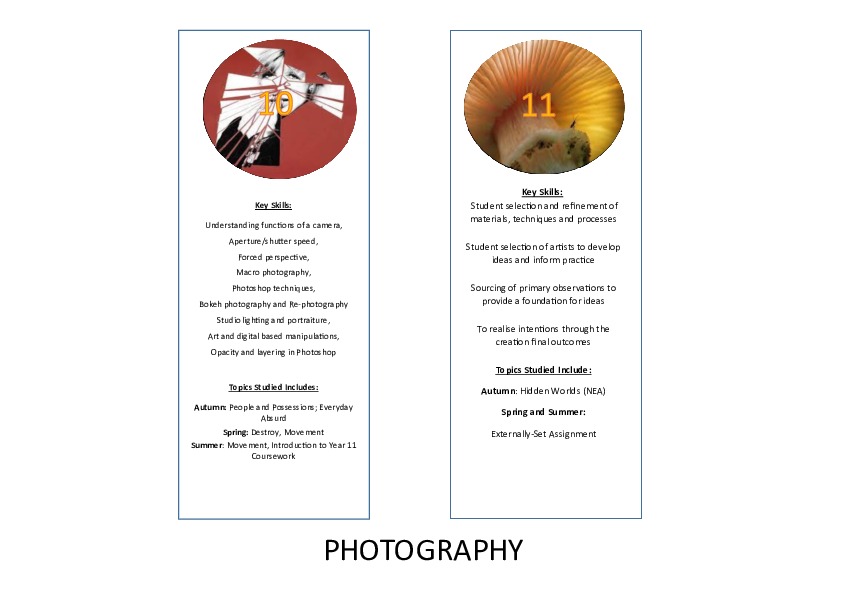 YR10 11 PHOTOGRAPHY