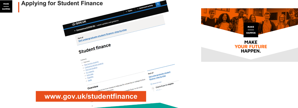 Applying for student finance