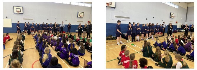 Cecil's Sports Leaders support with Primary Schools' Sport Events
